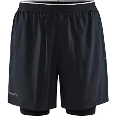 Image of ADV CHARGE 2 IN 1 STRETCH SHORTS MEN BLACK S