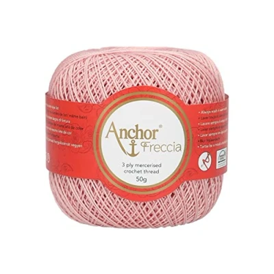 Image of Anchor 4771012 00968 Crochet Yarn, Cotton, Pink