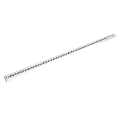 Image of Litecraft Track Single Circuit Mains Ceiling Light Fitting (White, 1 Metre)