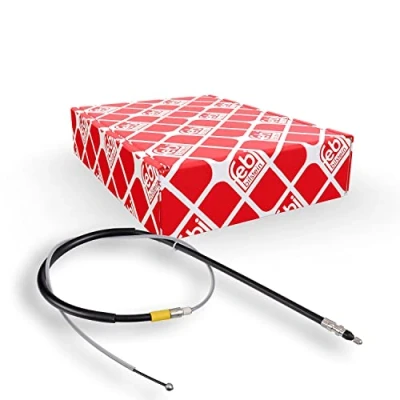 Image of 34406792268, 34406851832, 34406857640 Brake Cable FEBI BILSTEIN 108021 Left Rear, Right Rear 1584mm BMW: 3 Saloon, Touring