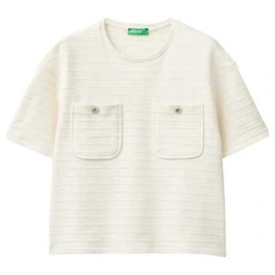 Image of United Colors of Benetton Women&#039;s 3rwkd1089 t Shirt, White, S