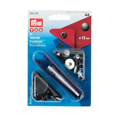 Image of Prym Anorak Bronze (12mm) Non Sew Press Fasteners 1 Unit