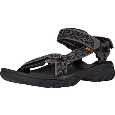 Image of Teva Terra FI 5 Universal, Men Open Toe Sandals Sandals, Black (Wavy Trail Wtbc), 11 UK (45.5 EU)