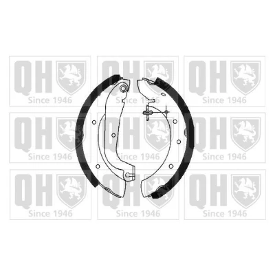Image of 4241H9, 95643714 Brake Shoes QUINTON HAZELL BS904 254mm 57mm FIAT: Ducato I Platform/Chassis, Van, Platform/Chassis