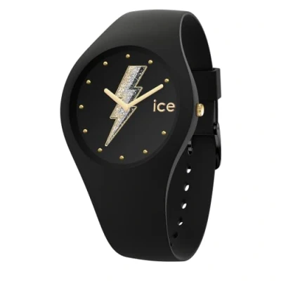 Image of Ice WATCH Glam rock Electric black Women&#039;s Wristwatch With Silicon Strap 019858 (Medium)
