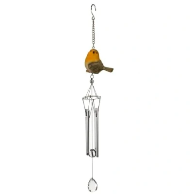 Image of Hanging Robin Wind Chime Light by Smart Garden