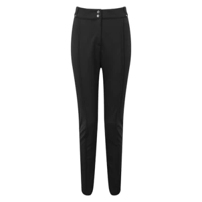Image of Dare2B Womens Sleek Ski Pants Waterproof Rain Repellent Stretchy Softshell Windproof, Snow Trousers for Outdoors Black