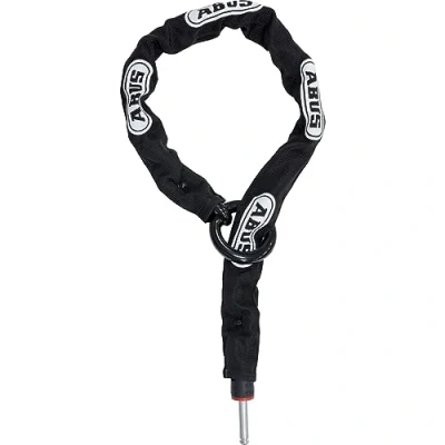 Image of ABUS frame lock insert Chain Adaptor 2.0 8KS for secondary bike security 8 mm thick 85 cm long black with pouch 5950