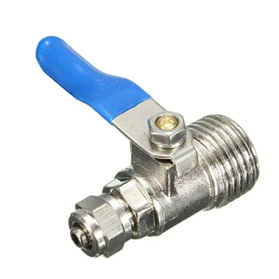 Image of MASUNN 1/2 to 1/4 Inch RO Feed Filter Water Adapter Ball Valve Tap Reverse Osmosis Switch