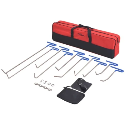 Image of vidaXL 16 Piece Paintless Dent Repair Set Stainless Steel