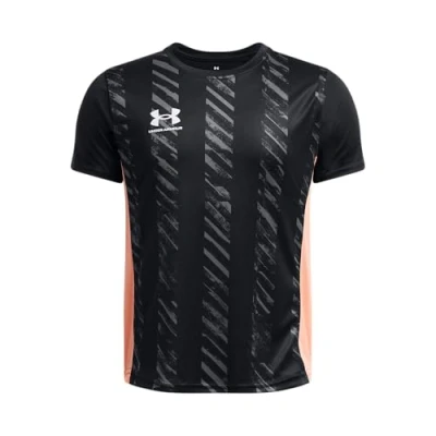 Image of Under Armour Boy&#039;s UA B&#039;s Ch. SS PRNT Shirt Black