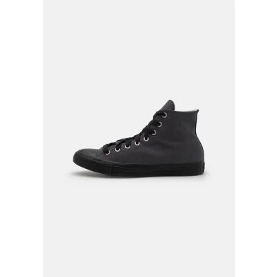 Image of Converse Chuck Taylor ALL STAR Unisex Hightop trainers, Size: 6, Dark matter/black Textile