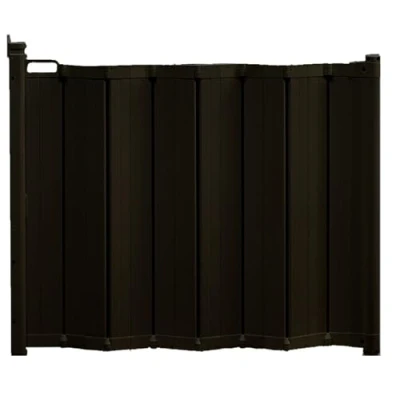 Image of Bettacare Automatic Folding Retractable Dog Gate, 55cm 89cm, Black, Stair Gate for Pets, Safety