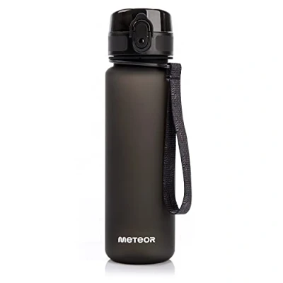 Image of Water Bottle Fruit Infuser 350 ml 500ML 650ML 1000ML Large Reusable BPA Free Plastic Drinks Leak Proof Lid for Sports Gym Kids Core Infusion at Home Travel (500 / 17 oz, Black)