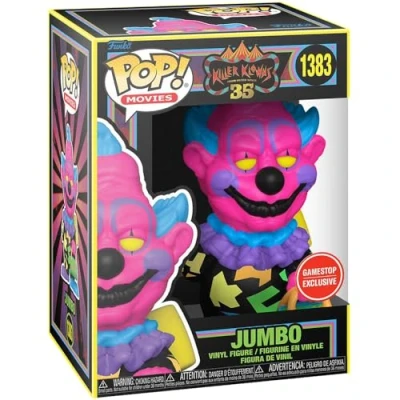 Image of Funko Killer Klowns From Outer Space 35th Anniversary POP! Movies Jumbo Exclusive Vinyl Figure [Blacklight]
