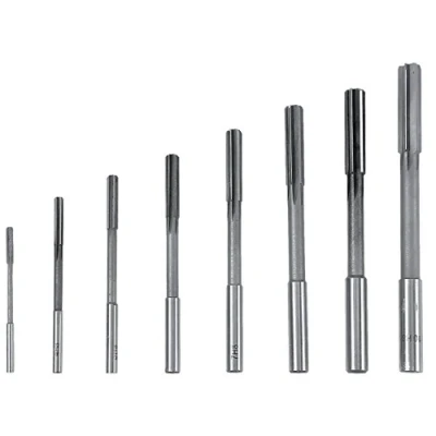 Image of Adjustable Reamer Set, 3/4/5/6/7/8/9/10mm High Speed Steel HSS 4 Slotted Straight Cutter Tools Set of 8
