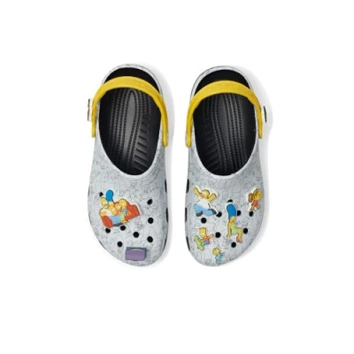 Image of Crocs The Simpsons Cls Clg women&#039;s Clogs (Shoes) in Multicolour