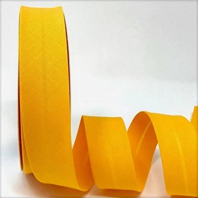 Image of Byetsa Mustard 30mm Polycotton Bias Binding on a 25m Roll