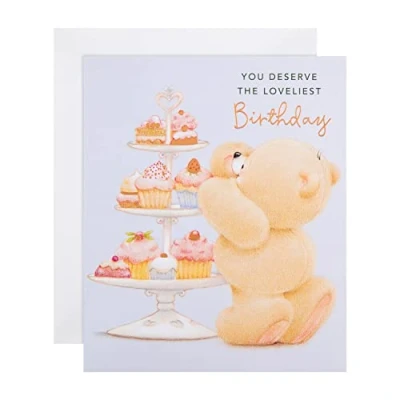 Image of Hallmark Birthday Card Cute Forever Friends Design