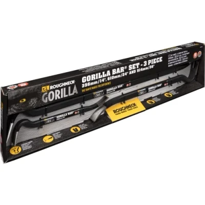 Image of Roughneck Gorilla ROU64401 Bar® 3 Piece Set Including: 356mm (14in), 610mm (24in) and 914mm (36in)