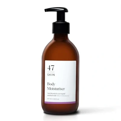 Image of 47 Skin Anti Blemish Acne and Scar Repair Body Moisturiser Orange Bergamot Lavender 300ml
