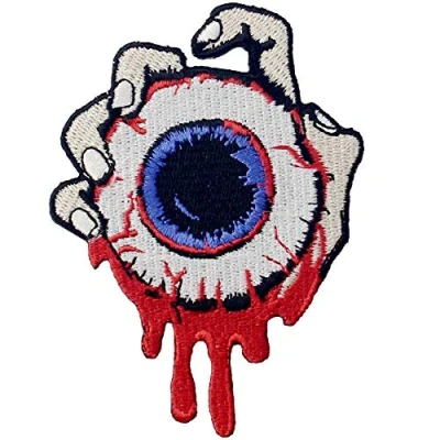 Image of Catch The Eyeball Patch Embroidered Badge Iron On Sew Emblem