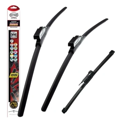 Image of HEYNER Germany A Class (W176) Windscreen Wiper Blades 2012 2015 Size 24&quot;19&quot; Rear Blade 9x1 HSF2419