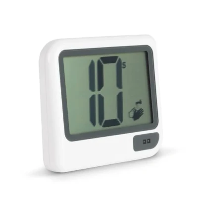 Image of ETI TimeWash Toothbrush Timer &amp; Shower — Motion Activated For Toothbrushing/Hand Washing/Showering, 8 Switchable Countdown Times, Hygienic Contactless Design With Wall Mount