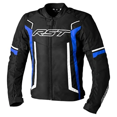 Image of Pilot Evo CE Mens Textile Jacket (Black / Blue White 44)
