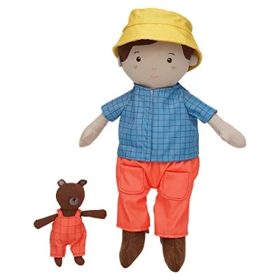 Image of Manhattan Toy Playdate Friends Alex Machine Washable and Dryer Safe 35.56cm Doll with Mini Bear Stuffed Animal