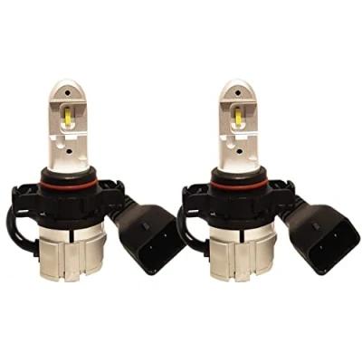 Image of ARH Auto Accessories LED PS19W Fog Light Bulbs, 12 V, 24 W, Pack of 2 (White)