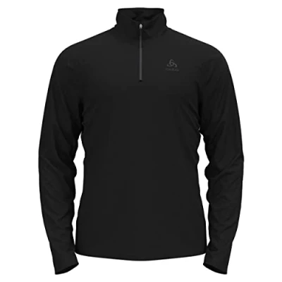 Image of Odlo Men Long sleeved shirt with half zipper BERRA, black, S