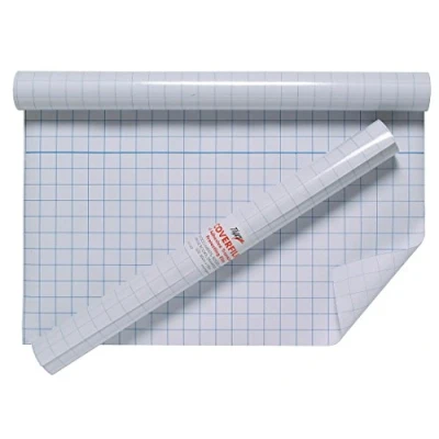 Image of Tiger 50cm x 10m QUALITY ROLL OF CLEAR STICKY BACK PLASTIC BOOK COVER