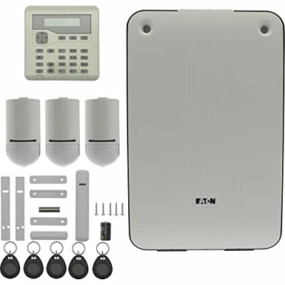 Image of Eaton Scantronic I ON30R 30 Radio and 10 Wired Zones Expandable to 80 Alarm Kit Grade 2 With Keypad ON30RKIT WKP for Residential Small Commercial Properties