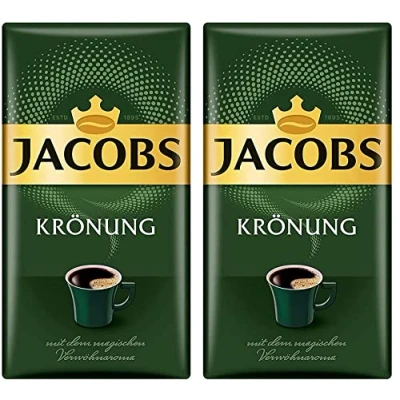 Image of Jacobs Kronung Ground Coffee, Pack of 2 17.6ounces by Jacob&#039;s
