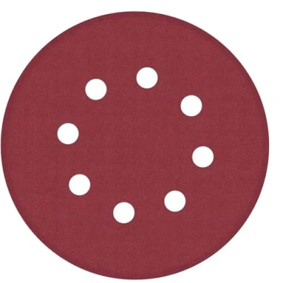 Image of Maveek 50 Pieces 8 Holes Sanding Discs 240 Grit 5 inch Hook and Loop Sandpaper Assortment for Random Orbital Sander