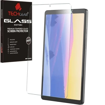 Image of TECHGEAR Galaxy Tab A9 8.7&quot; Glass Edition (SM X110 / SM X115) Tempered Screen Protector [9H Toughness] [HD Clarity] [Scratch Resistant] [No Bubble] Made For Samsung 2023