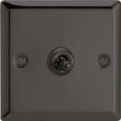 Image of Varilight Intermediate Classic Toggle Switch Iridium Black XIT7