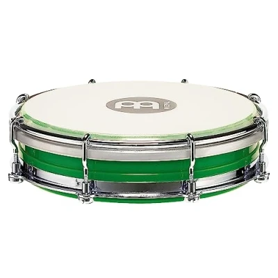 Image of Meinl Percussion Samba Floatune Tamborim Small Instrument with Synthetic Head Diameter 6 Inches ABS Plastic, Green (TBR06ABS GR)