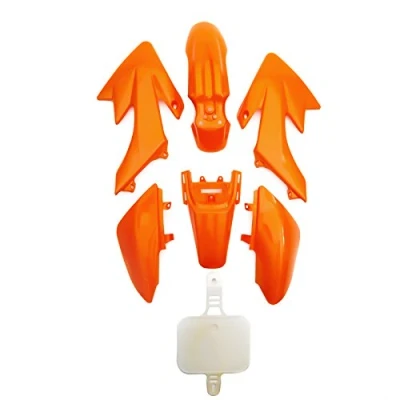 Image of Compatible Replacement For CRF50 Pit Bike Complete Orange Plastics 110cc 120cc 125cc Fairings Graphic Less