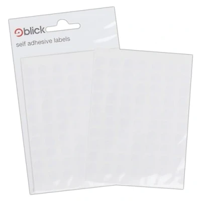 Image of Blick Labels, White, Self Adhesive Stickers, Coloured Dot, Circles, 8mm, 490 for Home, Office, Family, School, Holiday Calendar Organising, Planner, Rewards Chart, Colour Coding