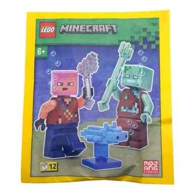 Image of LEGO Minecraft: Adventurer with Drowned and Axolotl Combo Pack 6+