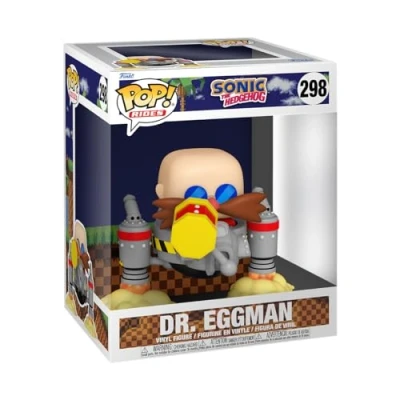 Image of Funko Pop! Rides: Sonic Dr. Eggman the Hedgehog Collectable Vinyl Figure Gift Idea Official Merchandise Toys for Kids &amp; Adults Games Fans Model Collectors and Display