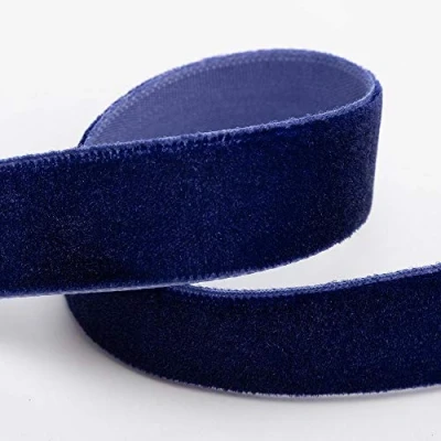 Image of Velvet Ribbon 16mm x 10M Navy