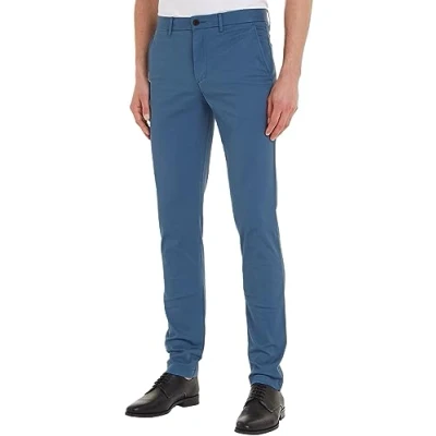 Image of Tommy Hilfiger Bleecker PIMA Chinos blue, Men&#039;s, Size: 40x34, Blue