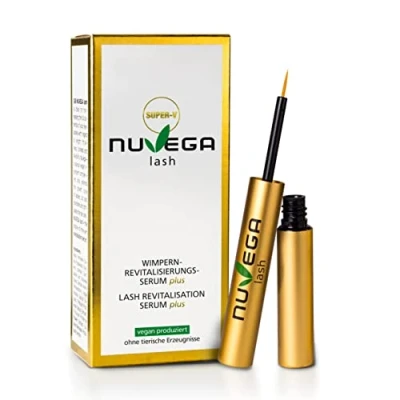 Image of NuVega Lash Eyelash Vegan and Eyebrow Serum made in Germany (Super V (3ml))