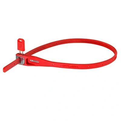 Image of Hiplok B0001106 Z LOK Armoured Security Tie &amp; Bike Lock, Red, Twin Pack