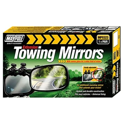 Image of Maypole MP8323 Convex Caravan Mirrors, Set of 2