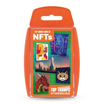 Image of Top Trumps Guide to NFTs Trends Specials Card Game, featuring 30 of our favourite NFT projects including Bored Ape Yacht Club and Metaverse, educational gift toy for boys girls Aged 6 plus, Multicolore