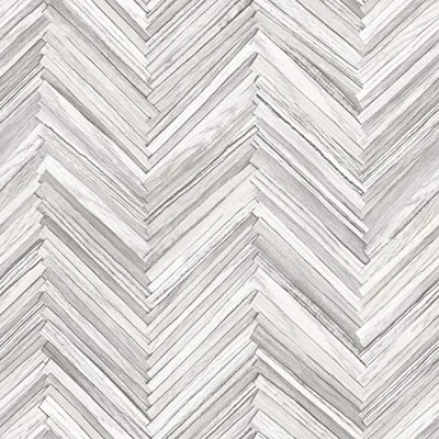 Image of Rasch Portfolio Non Woven Wallpaper 212303 Wood Panel Parquet Chevron Grey